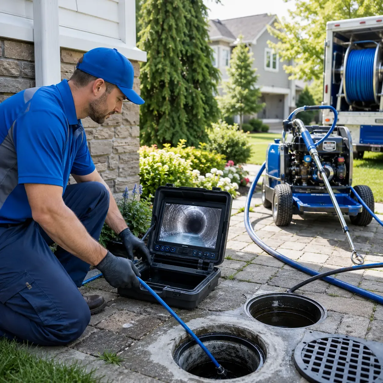 Outdoor drain cleaning professionals serving Conway, PA
